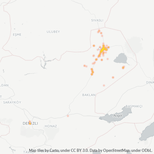 20600 Şirket Yoğunluğu Isı Haritası