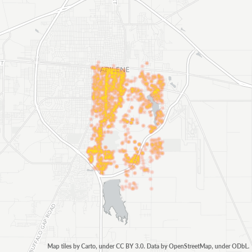 79602 Business Density Heatmap