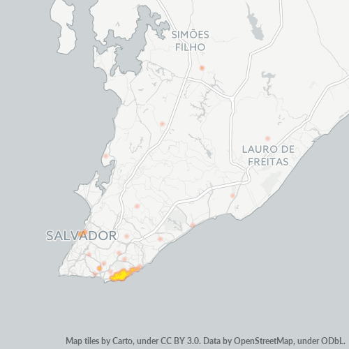 41900-000 Heatmap de Densidade da Empresa