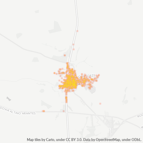 14620-000 Heatmap de Densidade da Empresa