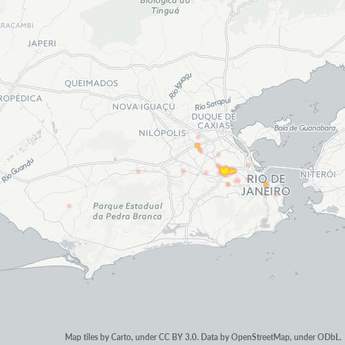 20760-000 Heatmap de Densidade da Empresa