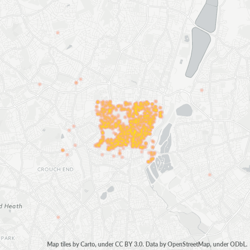 N17 Business Density Heatmap