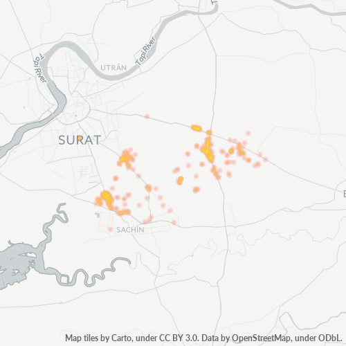 394305 Business Density Heatmap