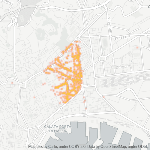 Mappa di calore per cap 80139
