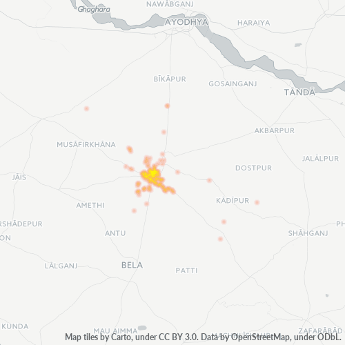 228001 Business Density Heatmap