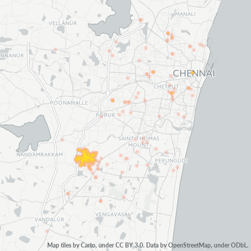 600075 Business Density Heatmap