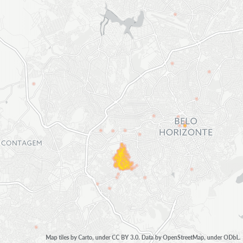 30550-000 Heatmap de Densidade da Empresa
