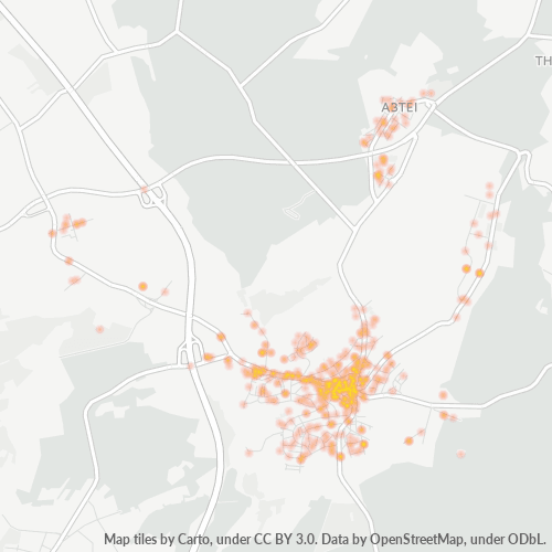 Heatmap für plz 54411