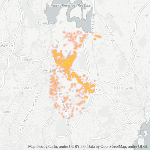 10604 Business Density Heatmap