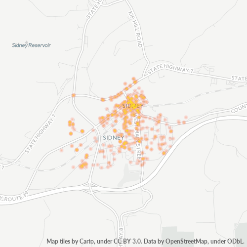 13838 Business Density Heatmap