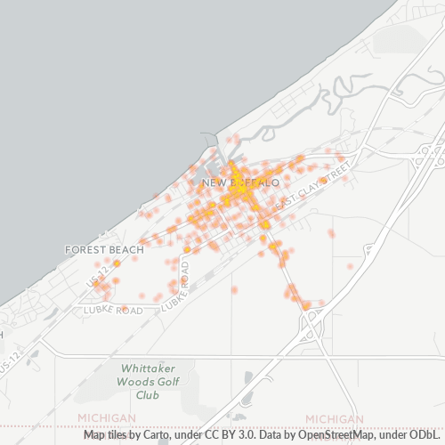 49117 Business Density Heatmap