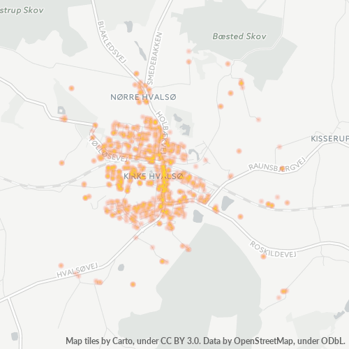4330 Heatmap over forretningstæthed
