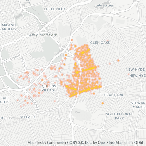 11426 Business Density Heatmap