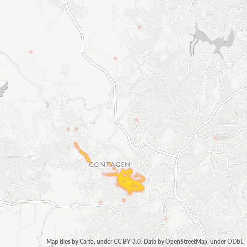 32315-000 Mapa de calor de densidad empresarial