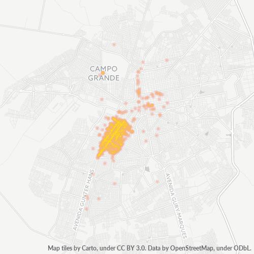 79006-000 Heatmap de Densidade da Empresa