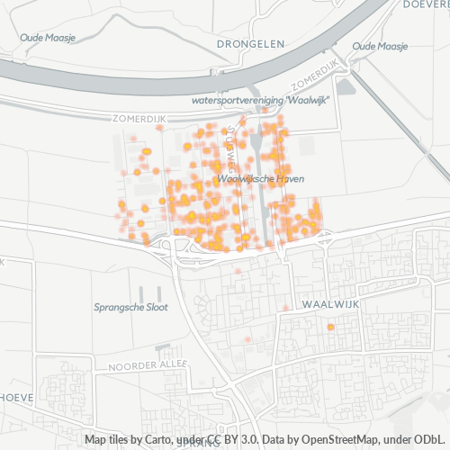 5145 Heatmap Bedrijfsdichtheid