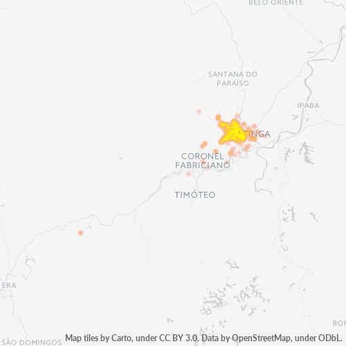 35162-000 Mapa de calor de densidad empresarial