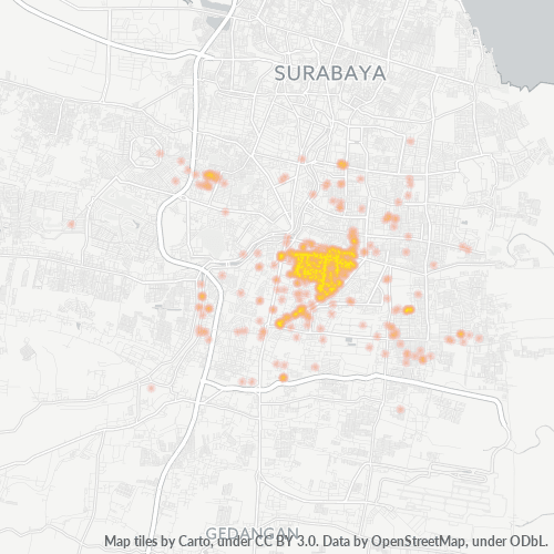 60239 Peta Panas Densitas Bisnis