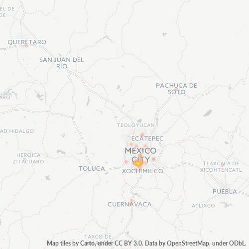 04040 Mapa de calor de densidad empresarial