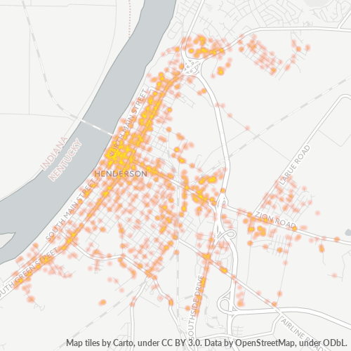 42420 Business Density Heatmap