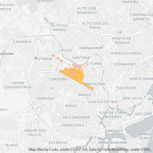 50711-000 Heatmap de Densidade da Empresa