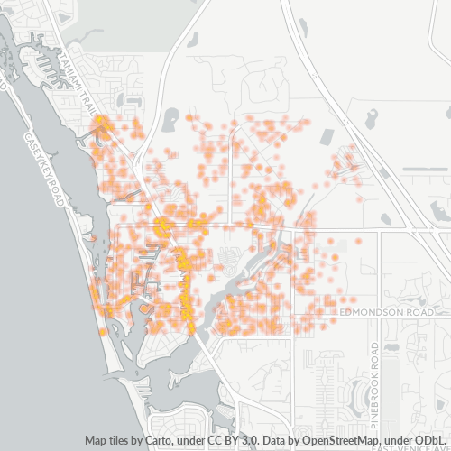 34275 Business Density Heatmap