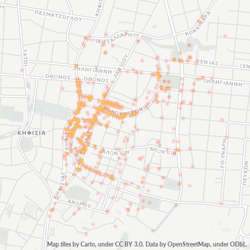 145 62 Χάρτης θερμότητας πυκνότητας επιχείρησης