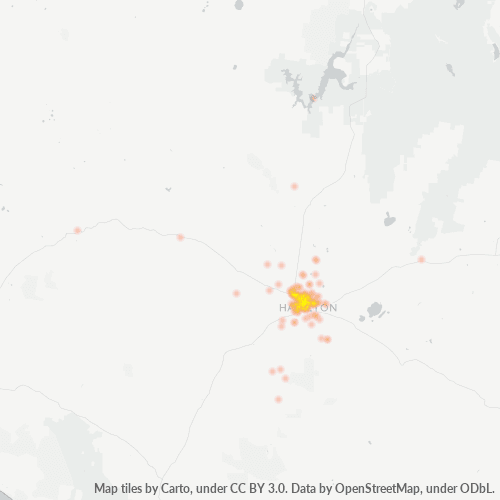 3300 Business Density Heatmap