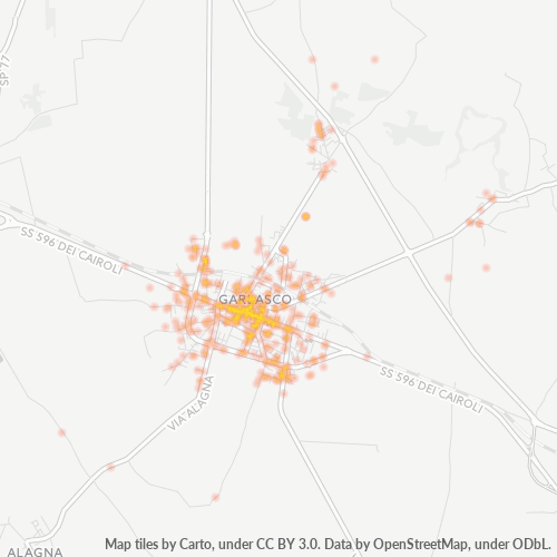 Mappa di calore per cap 27026