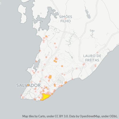 41830-000 Heatmap de Densidade da Empresa