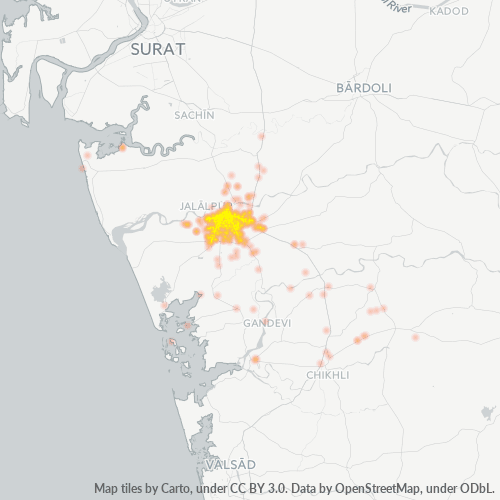 396445 Business Density Heatmap