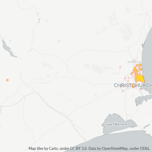 8083 Business Density Heatmap
