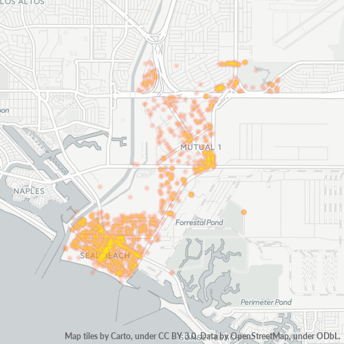90740 Business Density Heatmap