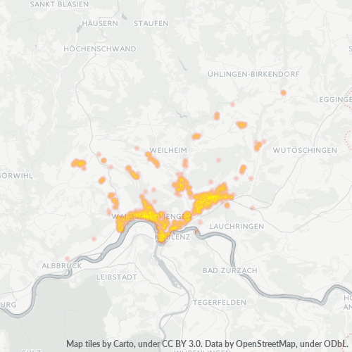 Heatmap für plz 79761