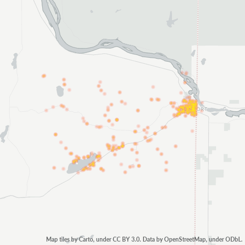 99156 Business Density Heatmap