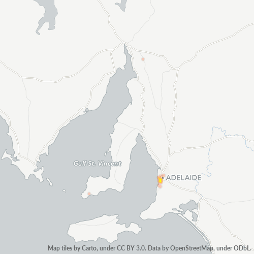 5043 Business Density Heatmap