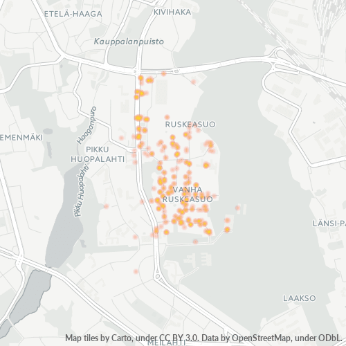 00280 Yritystiheys lämpökarttana
