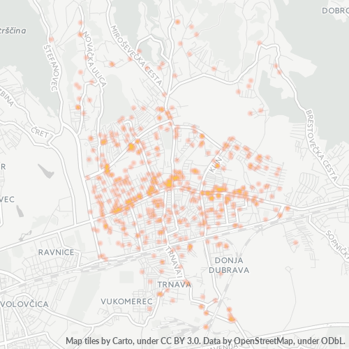 10040 Karta gustine preduzeća