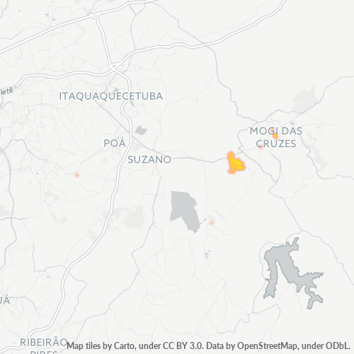 08744-000 Heatmap de Densidade da Empresa