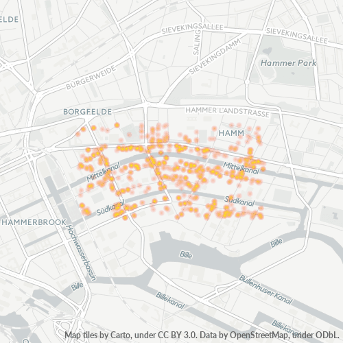 20537 Standortdichte-Heatmap