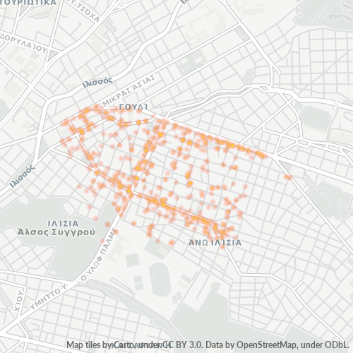 157 71 Χάρτης θερμότητας πυκνότητας επιχείρησης