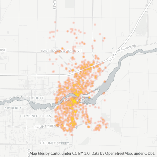 54130 Business Density Heatmap