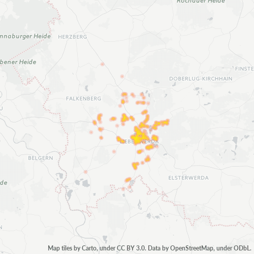Heatmap für plz 04924
