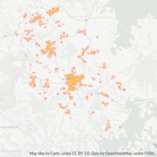 53567 Standortdichte-Heatmap