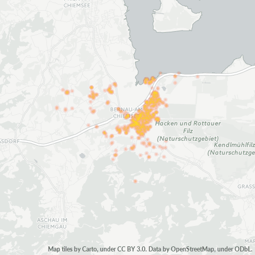 Heatmap für plz 83233