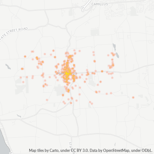13108 Business Density Heatmap