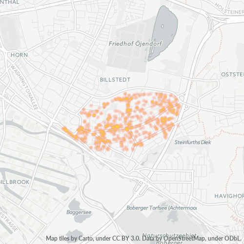 22117 Standortdichte-Heatmap