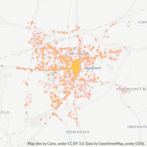 Heatmap für plz 31655