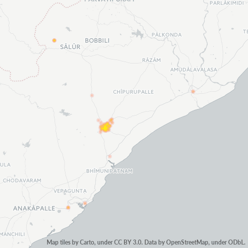 535002 Business Density Heatmap