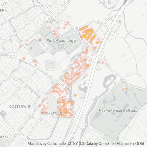 1967 Heatmap Bedrijfsdichtheid